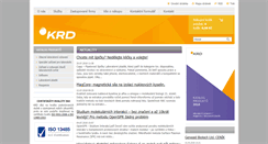 Desktop Screenshot of krd.cz